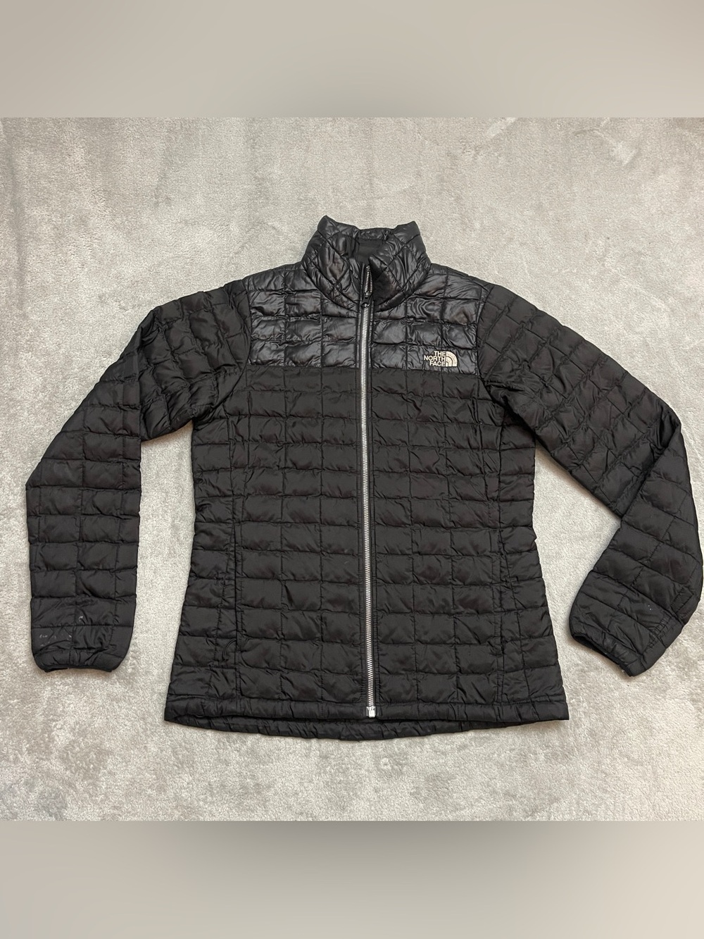 The North Face Women's Black Light Puffer ThermoBall Insulated Jacket Size Small